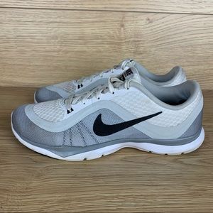 Nike Flex TR 6 Women's Grey White Running Shoe Size 8